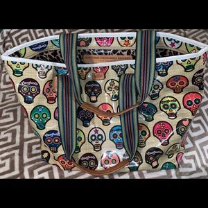 Large Sugar Skull Consuela Tote